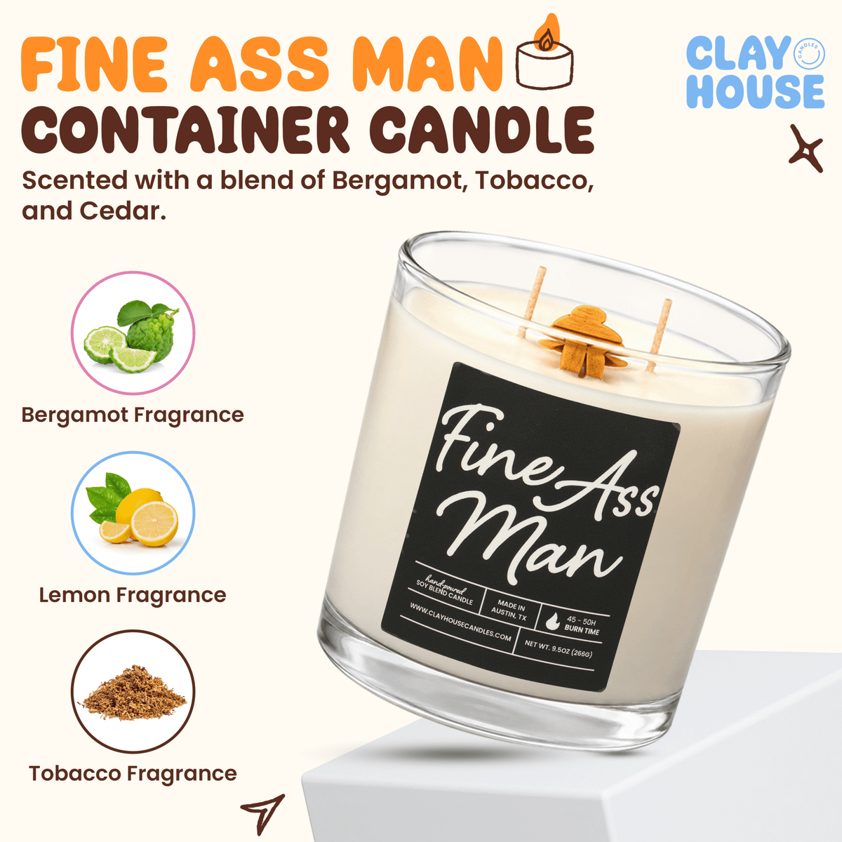 Fine Ass Man Container Candle - Che Cose Belle