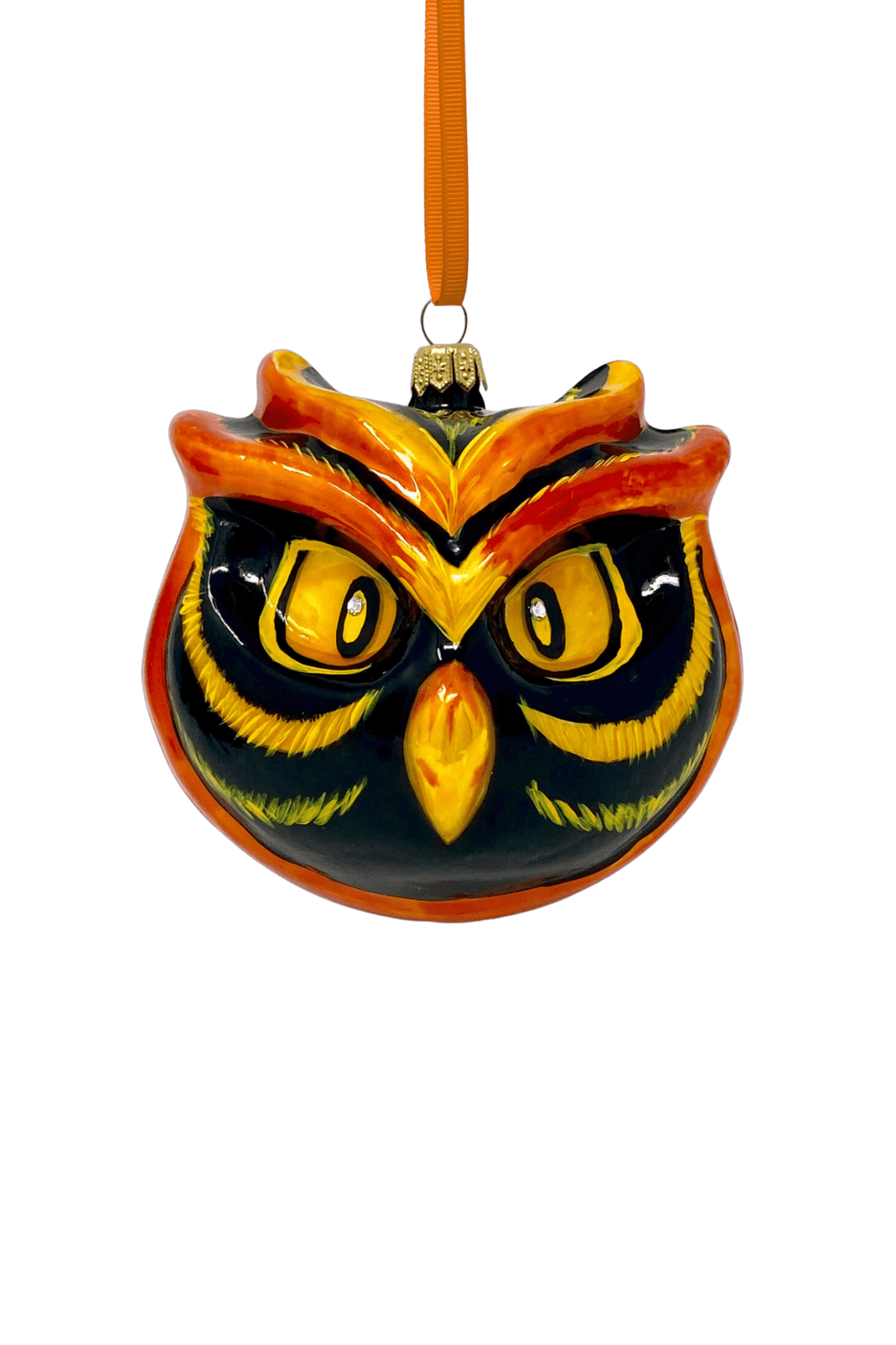 Fire Owl Polish Glass Ornament - Che Cose Belle