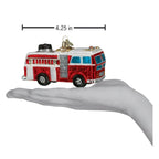 Fire Truck Glass Ornament - Che Cose Belle