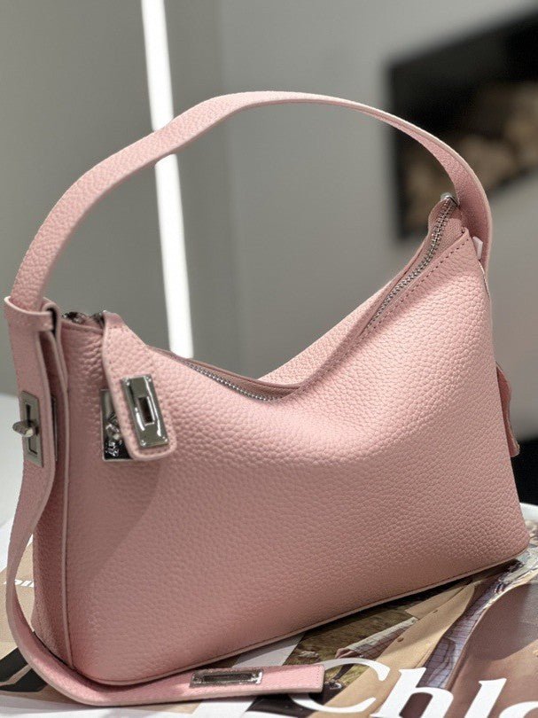 First-layer Cowhide Underarm Bag, New High-end Niche Design, Handbag, High-end Shoulder Pillow Bag - Che Cose Belle