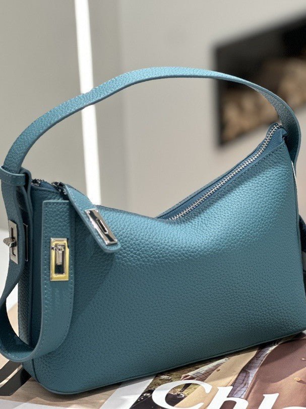 First-layer Cowhide Underarm Bag, New High-end Niche Design, Handbag, High-end Shoulder Pillow Bag - Che Cose Belle