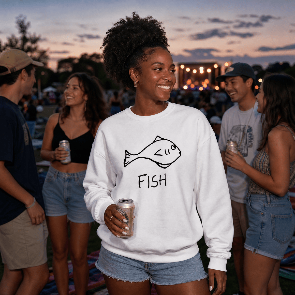 Fish - Crewneck Sweatshirt - Che Cose Belle