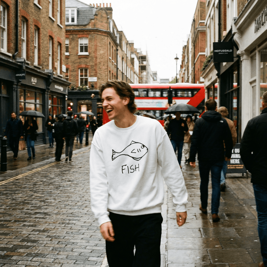 Fish - Crewneck Sweatshirt - Che Cose Belle