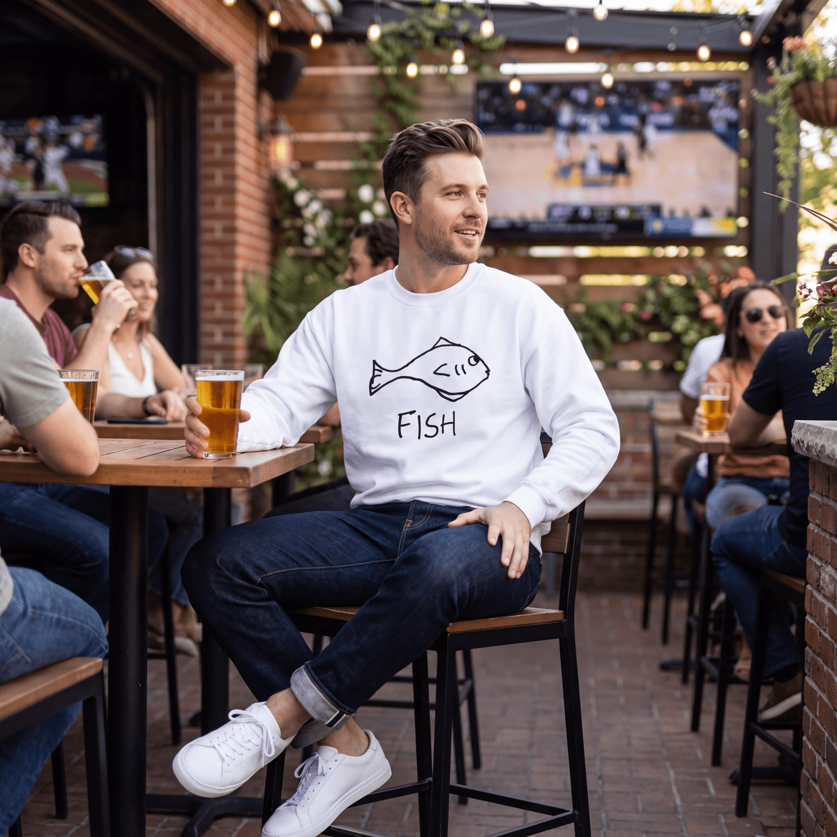 Fish - Crewneck Sweatshirt - Che Cose Belle