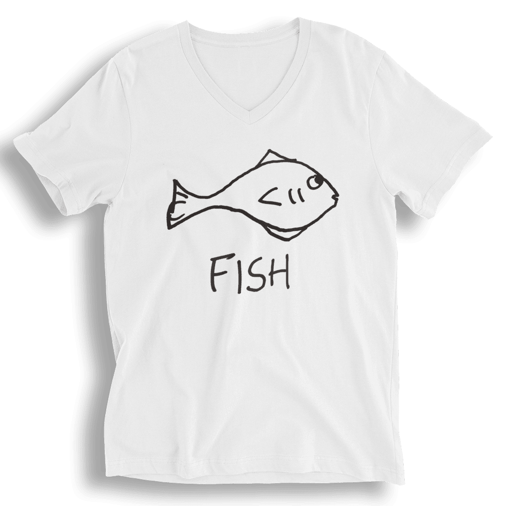 Fish - V-neck Tee - Che Cose Belle