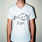 Fish - V-neck Tee
