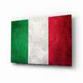 Flag of Italy Glass Wall Art - Che Cose Belle