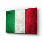 Flag of Italy Glass Wall Art - Che Cose Belle