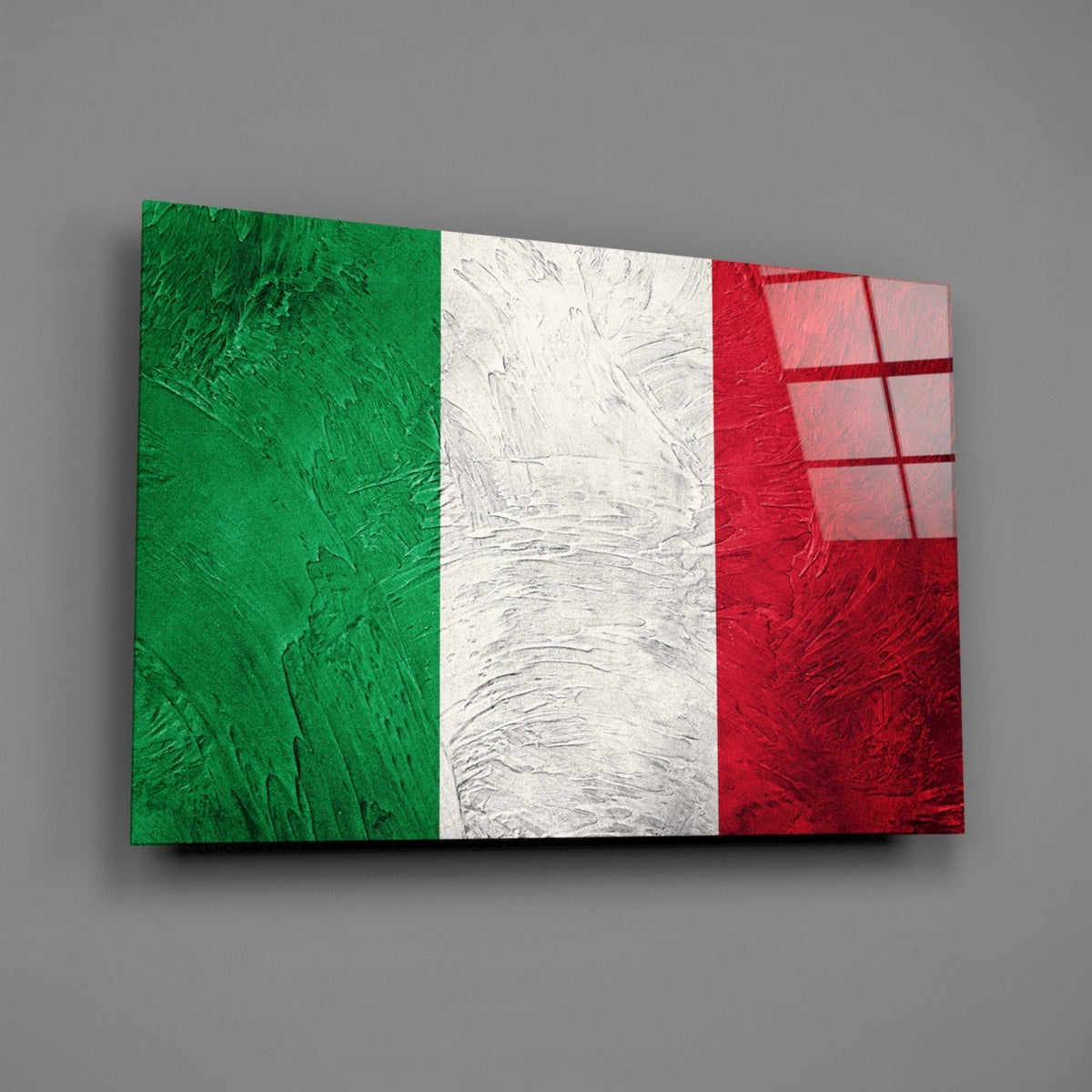 Flag of Italy Glass Wall Art - Che Cose Belle