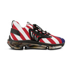 Flag Shoes Men's Mesh Sneakers - USA Flag Running Shoes, Sporty Footwear, Casual Sneakers, Independence Day Gift, Active Lifestyle - Che Cose Belle