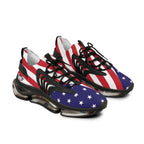 Flag Shoes Men's Mesh Sneakers - USA Flag Running Shoes, Sporty Footwear, Casual Sneakers, Independence Day Gift, Active Lifestyle - Che Cose Belle