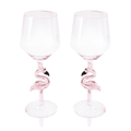 3D Flamingo All Purpose Wine Glass