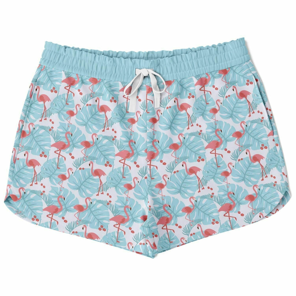 Flamingo Blue Floral Loose Shorts - Che Cose Belle