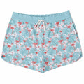 Flamingo Blue Floral Loose Shorts - Che Cose Belle