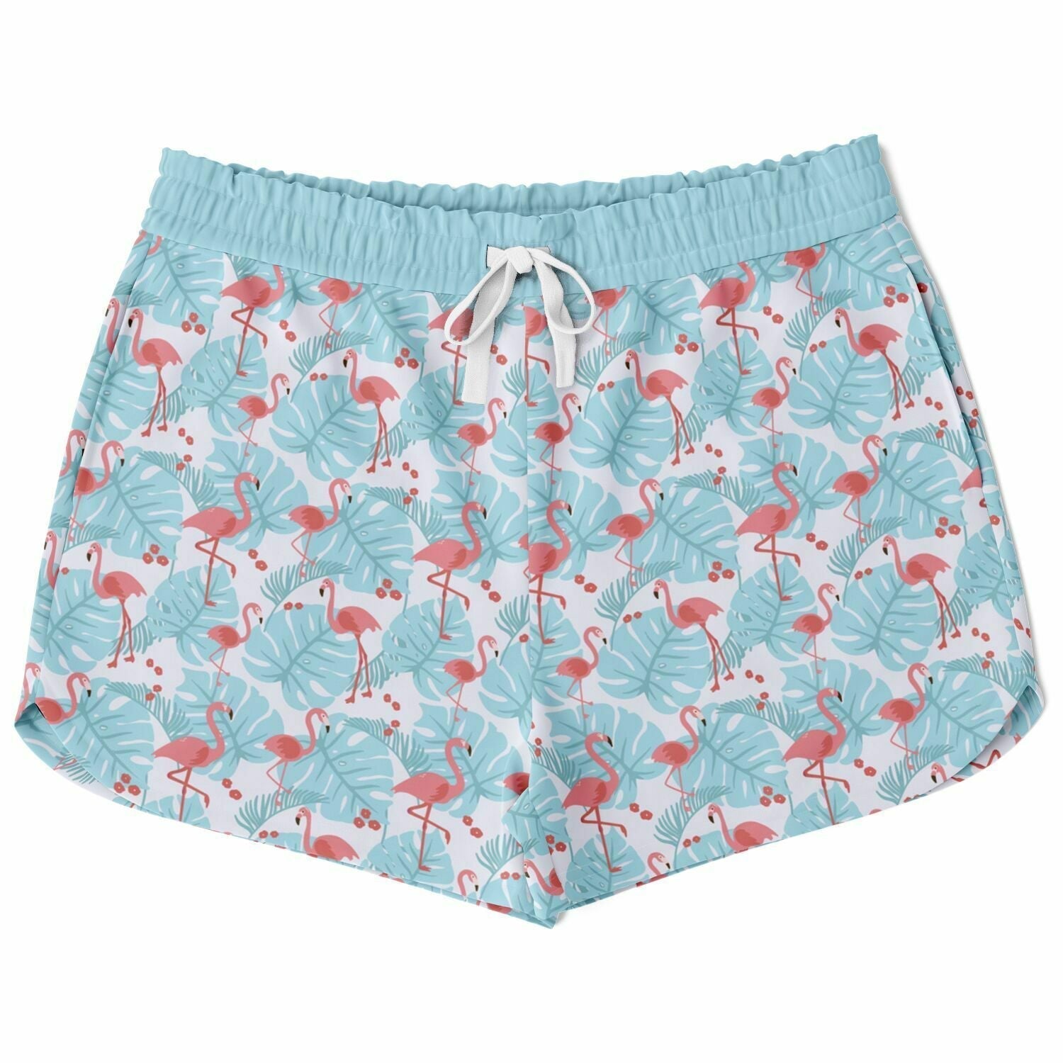 Flamingo Blue Floral Loose Shorts - Che Cose Belle