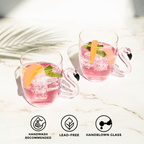 Flamingo Glass Mugs - Che Cose Belle