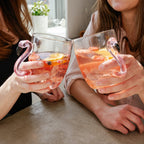Flamingo Glass Mugs - Che Cose Belle