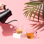 Flamingo Glass Mugs - Che Cose Belle