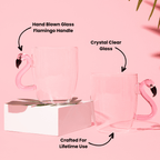 Flamingo Glass Mugs - Che Cose Belle
