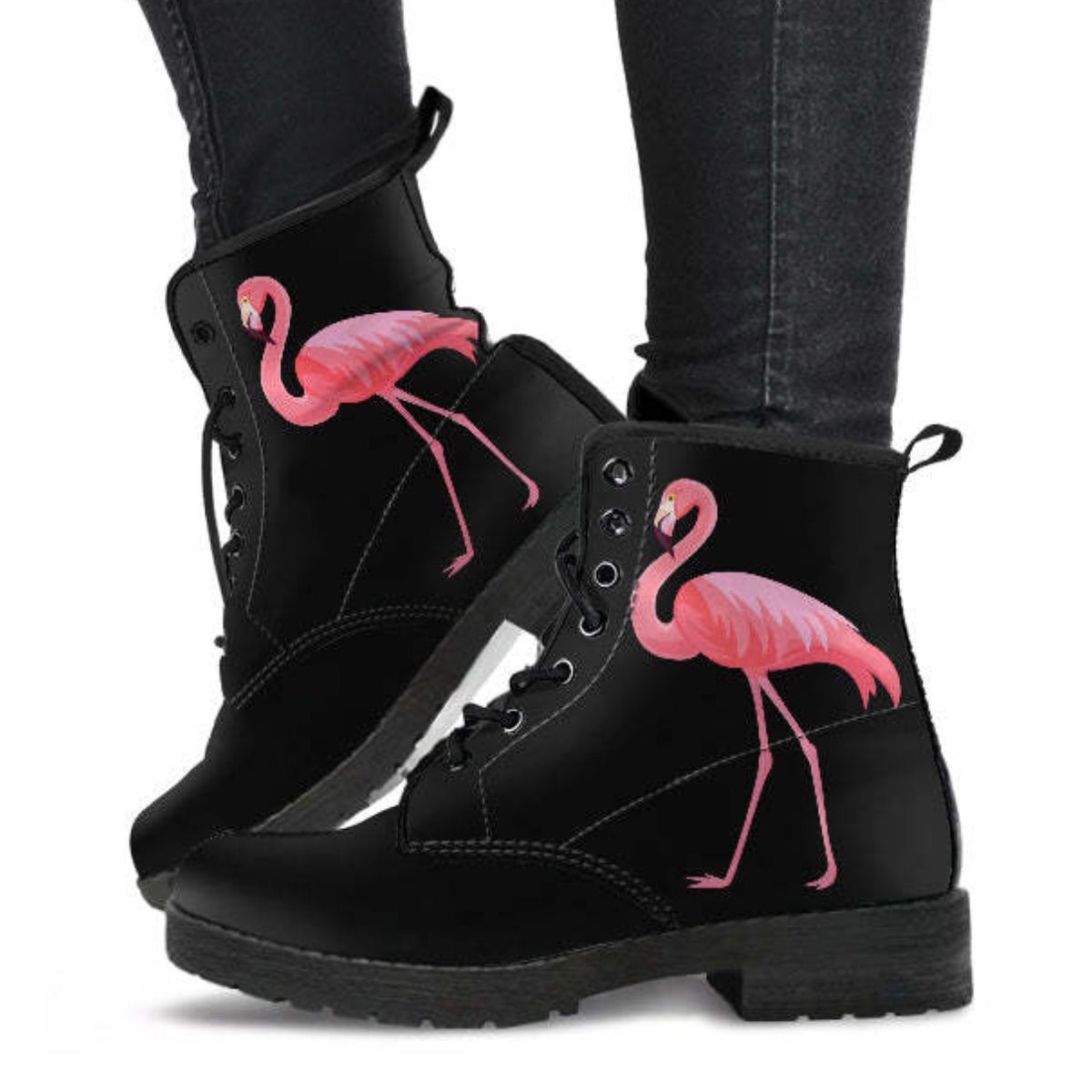 Flamingo Leather Boots - Che Cose Belle