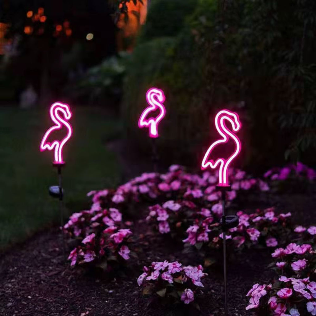 Flamingo Neon Lawn Light - Che Cose Belle