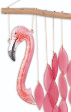 Flamingo Sea Glass Wind Chime - Che Cose Belle