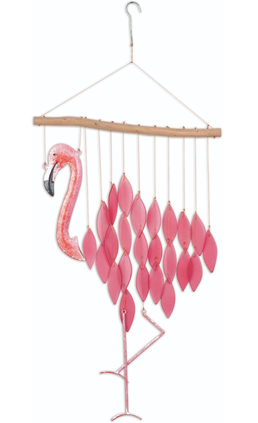 Flamingo Sea Glass Wind Chime - Che Cose Belle