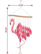Flamingo Sea Glass Wind Chime - Che Cose Belle