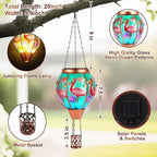 Flamingo Solar Hot Air Balloon Lantern,Outdoor Decor with Flame Lights Waterproof, Hanging for Garden Yard Lawn Patio, Unique Gifts for Women Mom Grandma Gardener for Mother'Day Christmas - Che Cose Belle