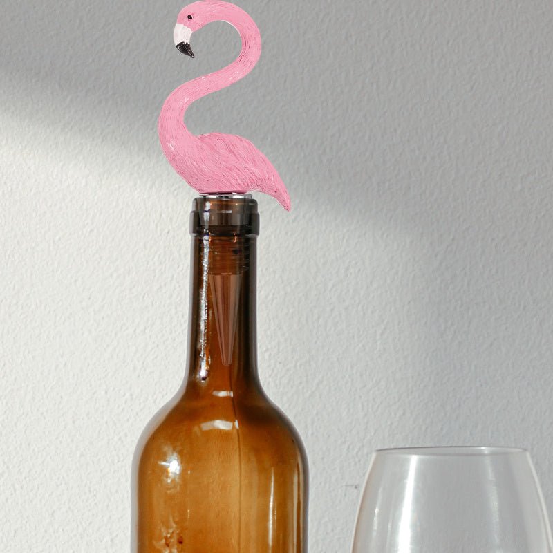 Flamingo Wine Bottle Stopper - Che Cose Belle