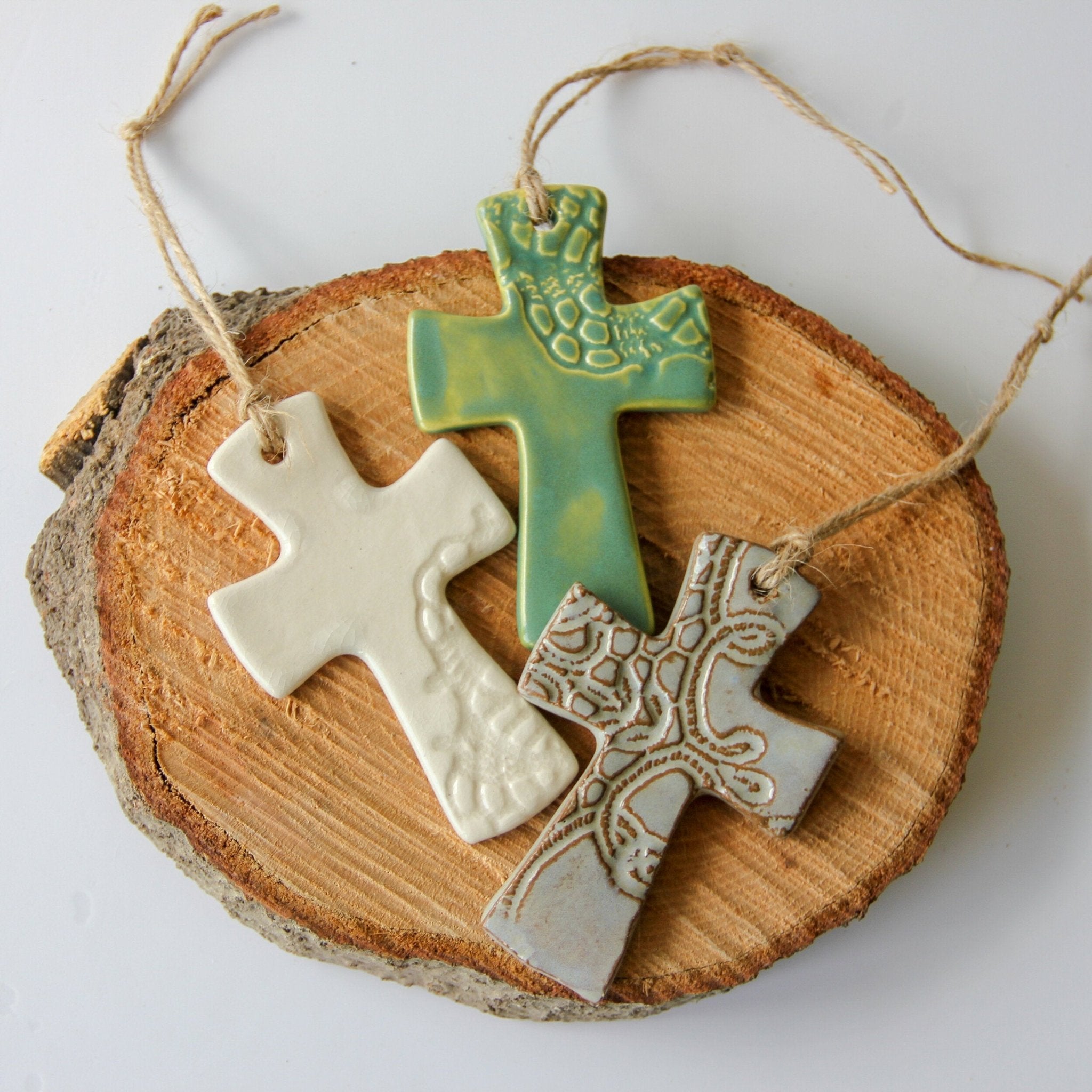 Flared Cross Ornament - Che Cose Belle