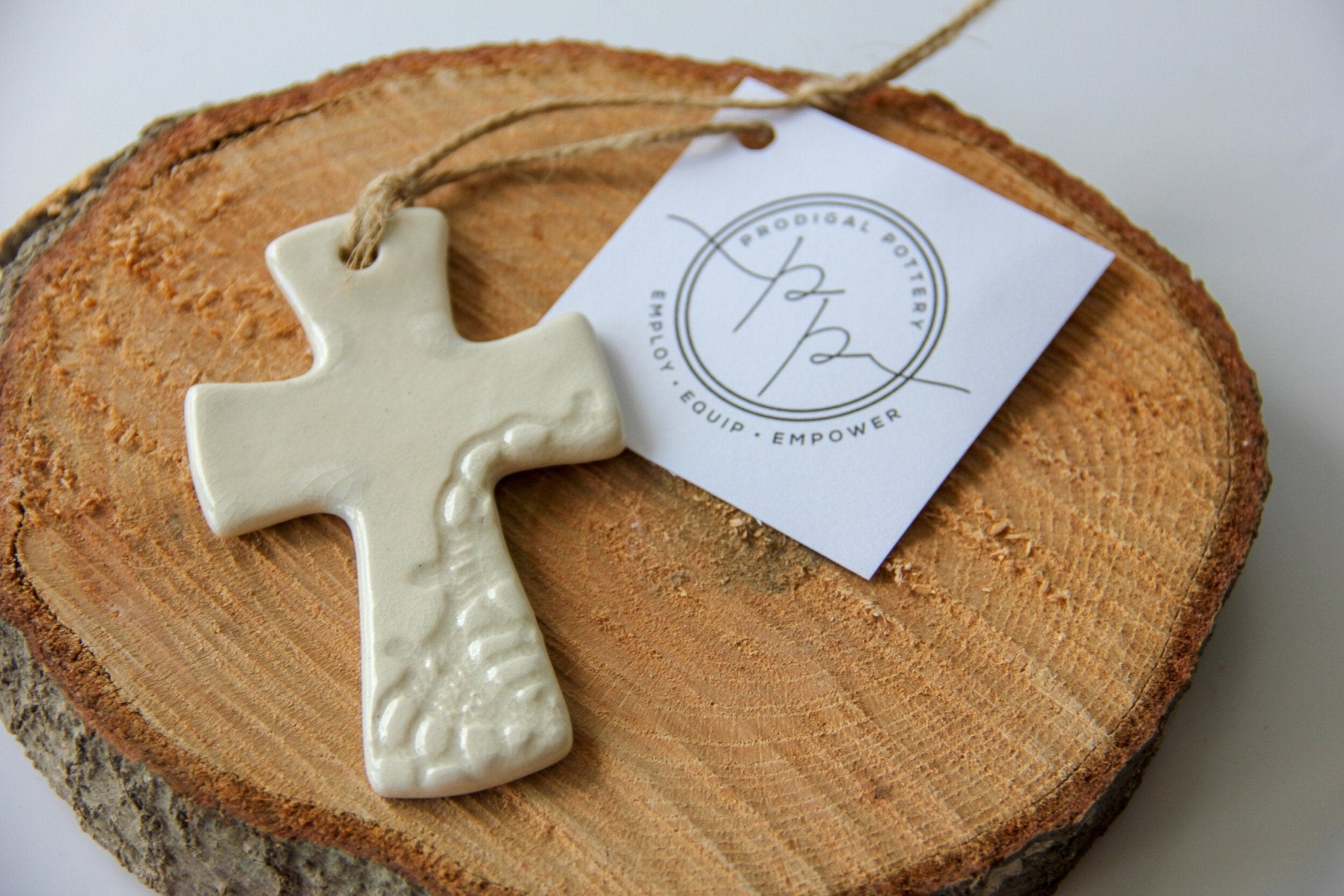 Flared Cross Ornament - Che Cose Belle