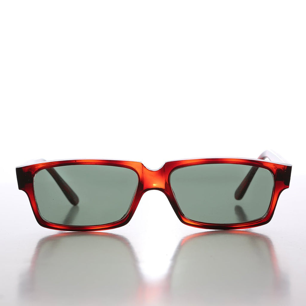 Flat Lens Rectangular Vintage Sunglass - Roscoe - Che Cose Belle