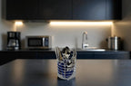 Flatware Set with Blue Handles and Storage Cady - Che Cose Belle