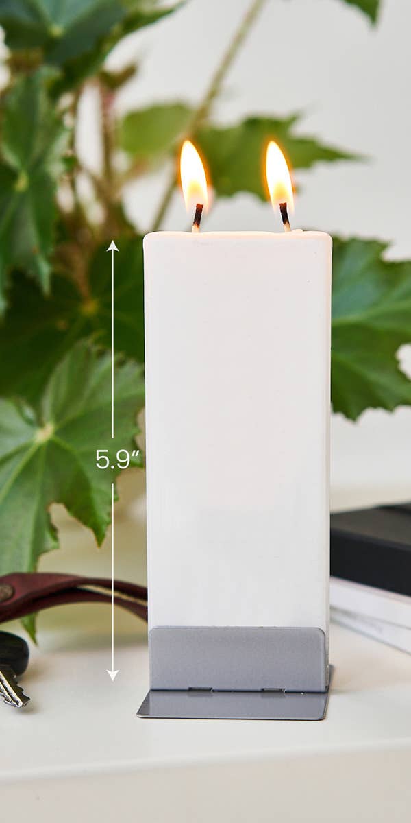 Flatyz Cross with Greenery Candle - Che Cose Belle