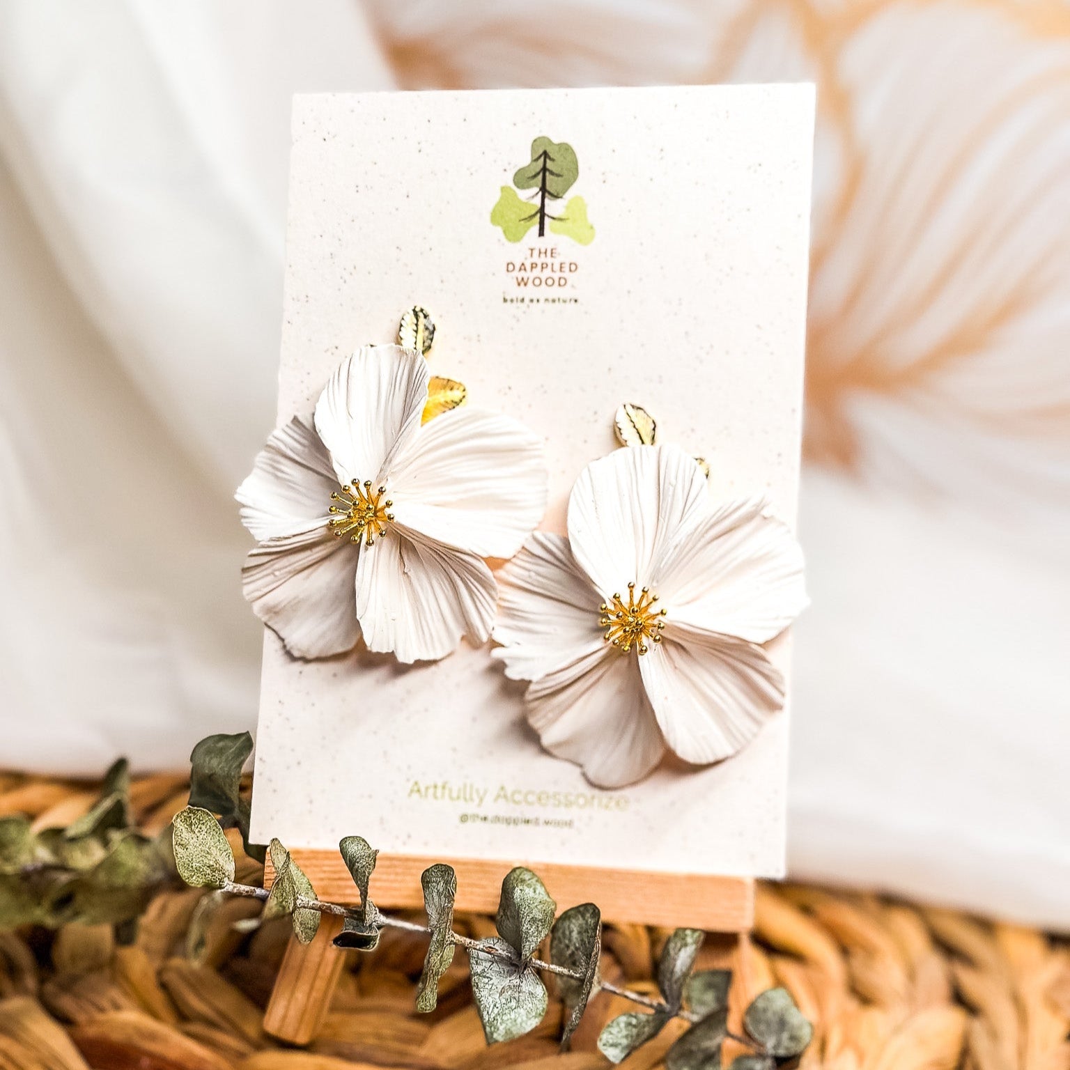 Flora - Handmade Flower Earrings - Che Cose Belle