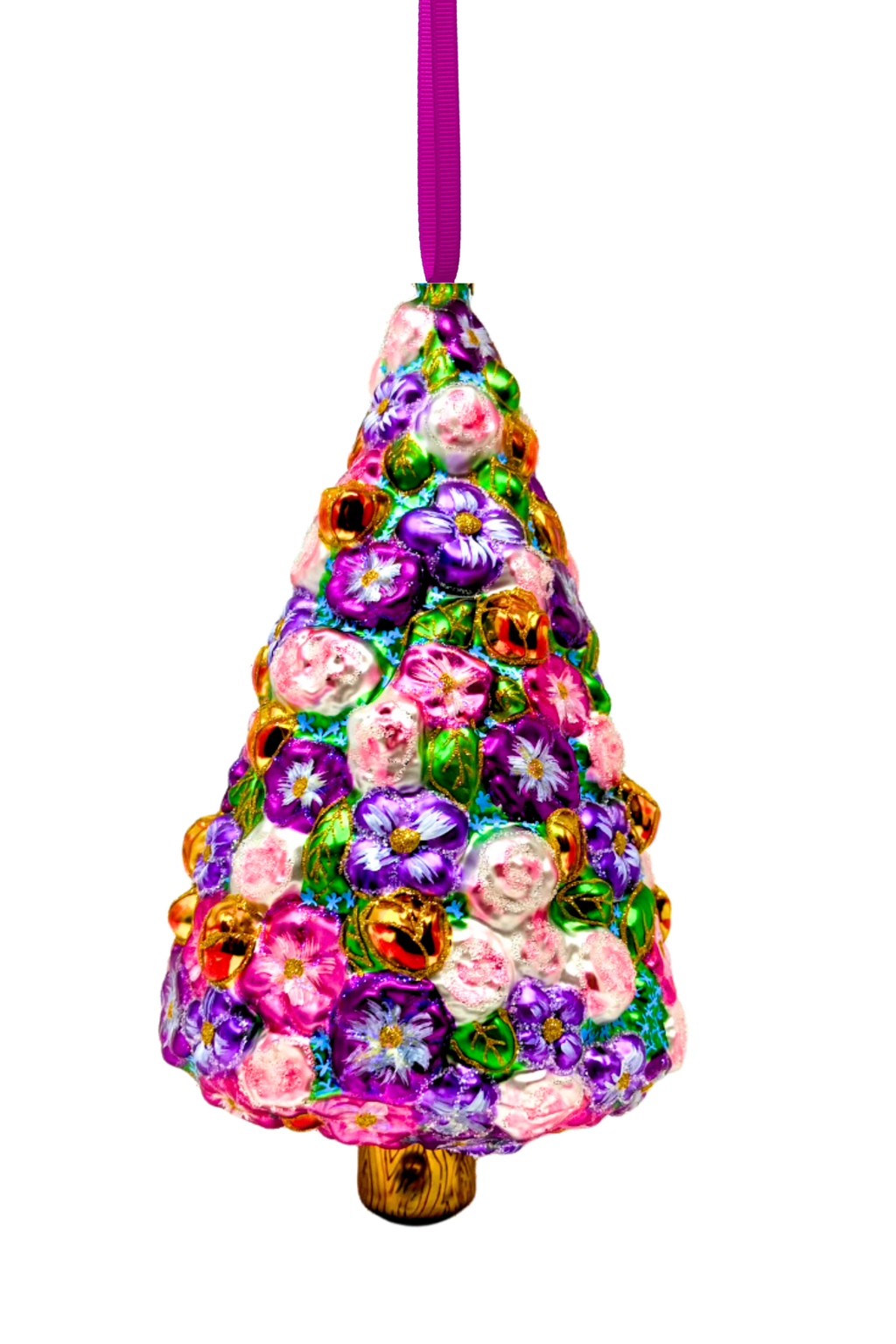 Floral Fetish Tree Polish Glass Ornament - Che Cose Belle