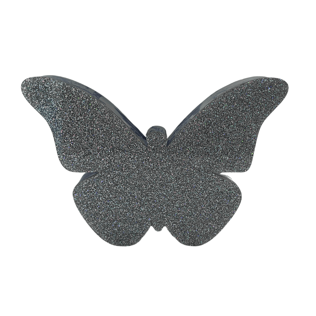 Floral Stripes Acrylic Butterfly Block - Che Cose Belle