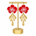 Flower of Luck Acrylic Earrings - Che Cose Belle