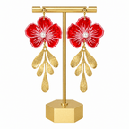 Flower of Luck Acrylic Earrings - Che Cose Belle