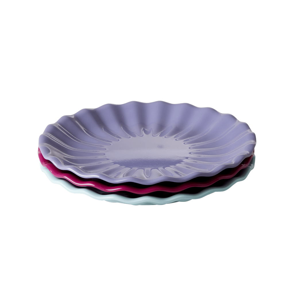 Flower Side Plate - Dark Fuchsia Color - Che Cose Belle