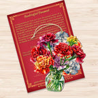 Flowers in the Vase Wooden Ornaments by G. Debrekht - Love Family Decor - 8688317 - Che Cose Belle