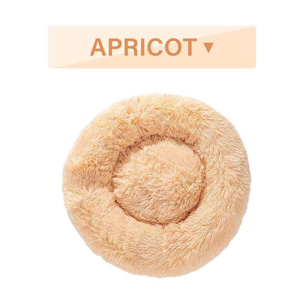 Fluffy Donut Calming Pet Bed — 16 Colors, Sizes S–XL - Che Cose Belle
