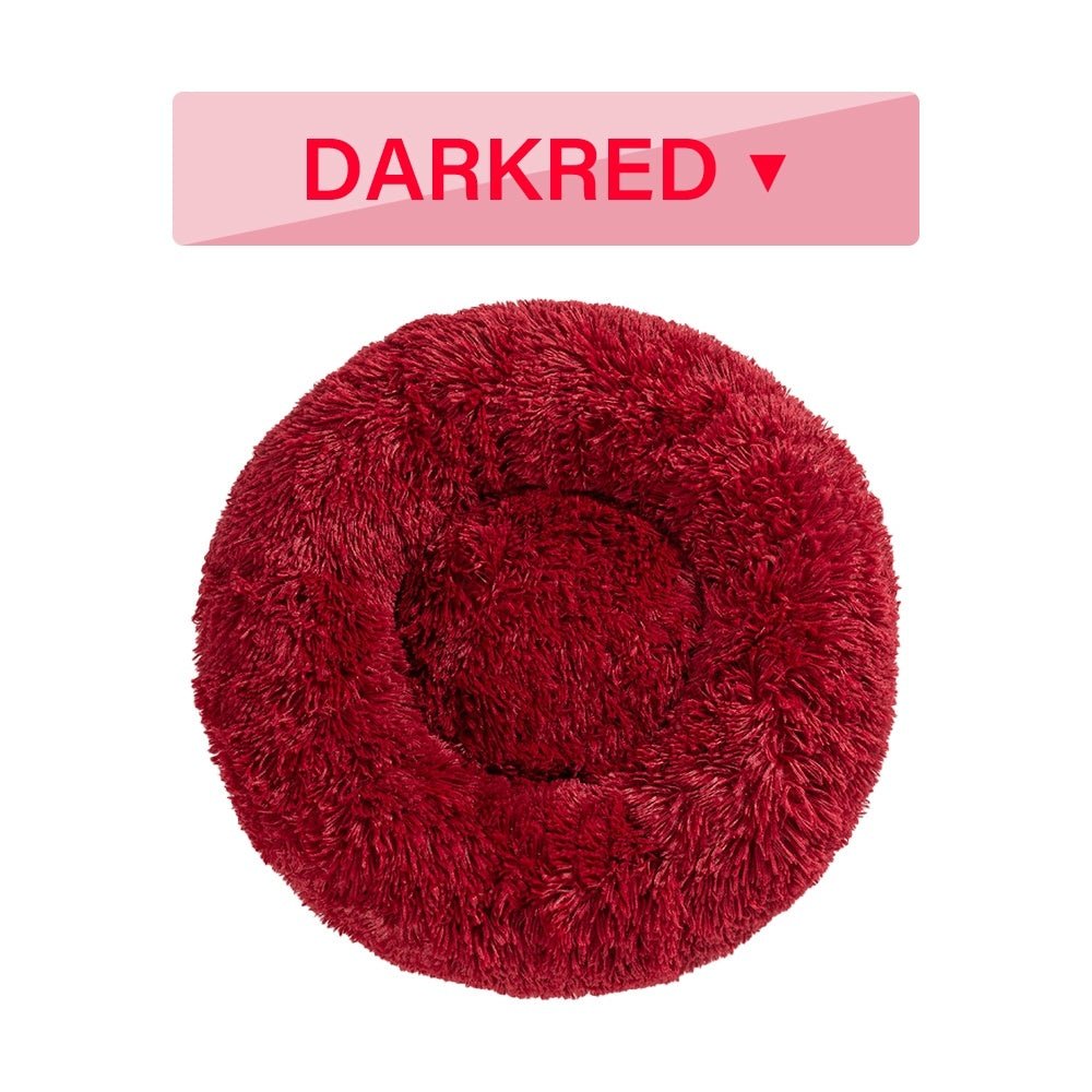 Fluffy Donut Calming Pet Bed — 16 Colors, Sizes S–XL - Che Cose Belle