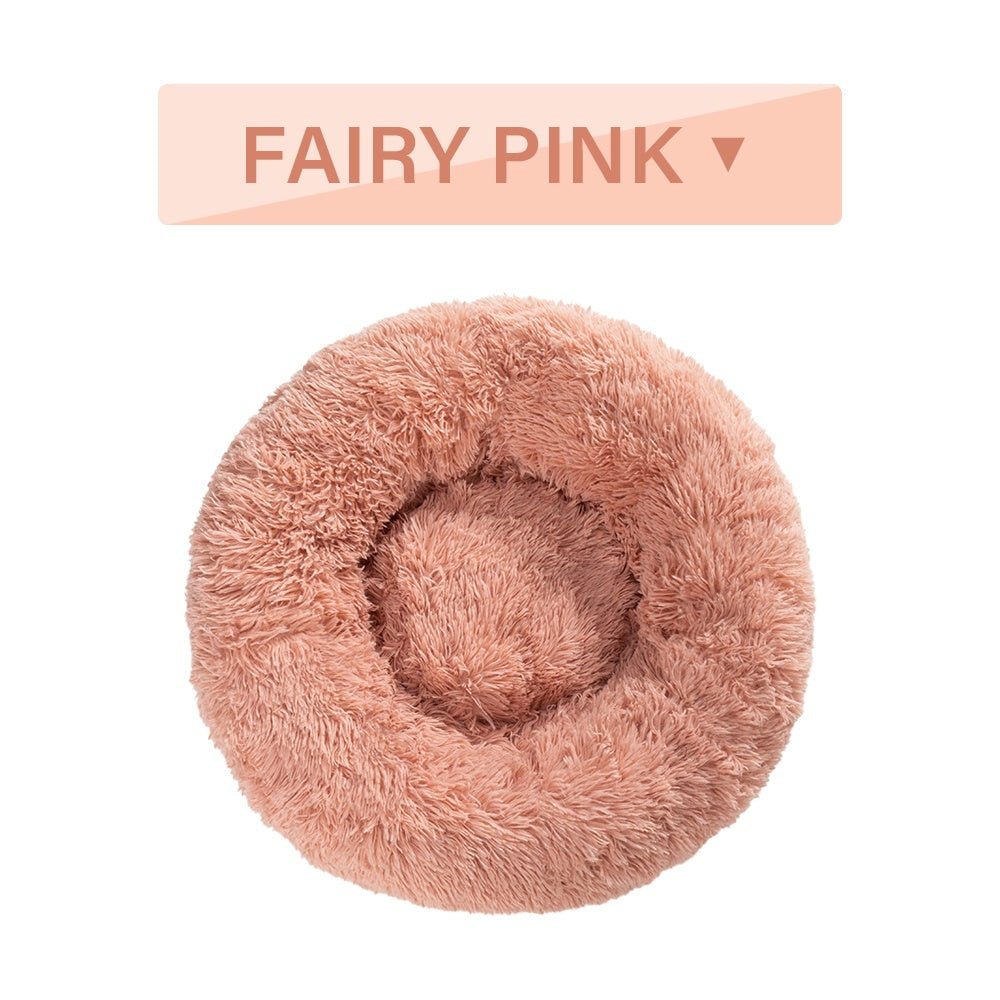 Fluffy Donut Calming Pet Bed — 16 Colors, Sizes S–XL - Che Cose Belle