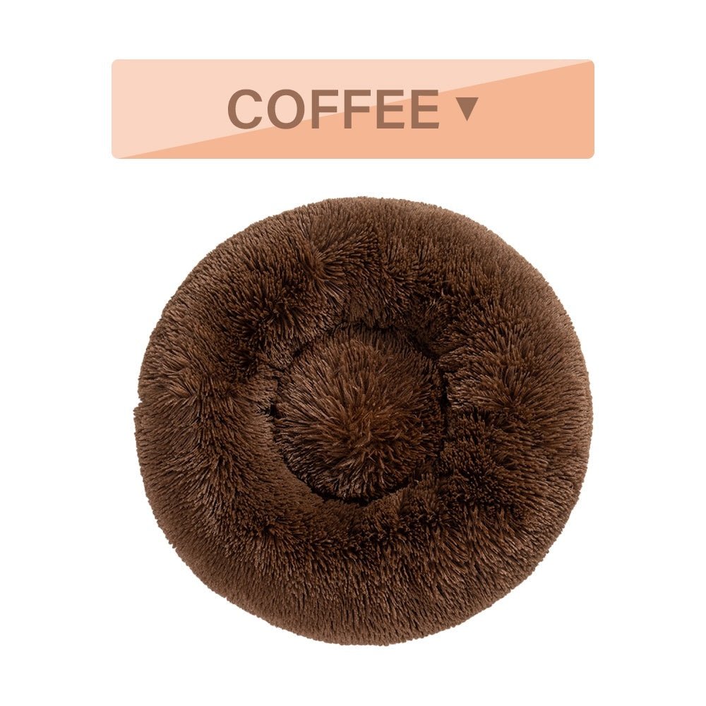 Fluffy Donut Calming Pet Bed — 16 Colors, Sizes S–XL - Che Cose Belle
