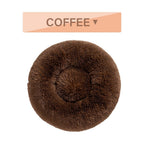 Fluffy Donut Calming Pet Bed — 16 Colors, Sizes S–XL - Che Cose Belle
