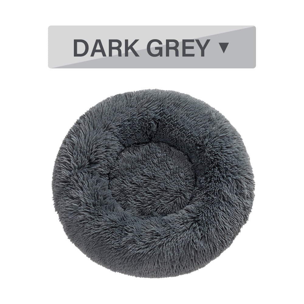 Fluffy Donut Calming Pet Bed — 16 Colors, Sizes S–XL - Che Cose Belle
