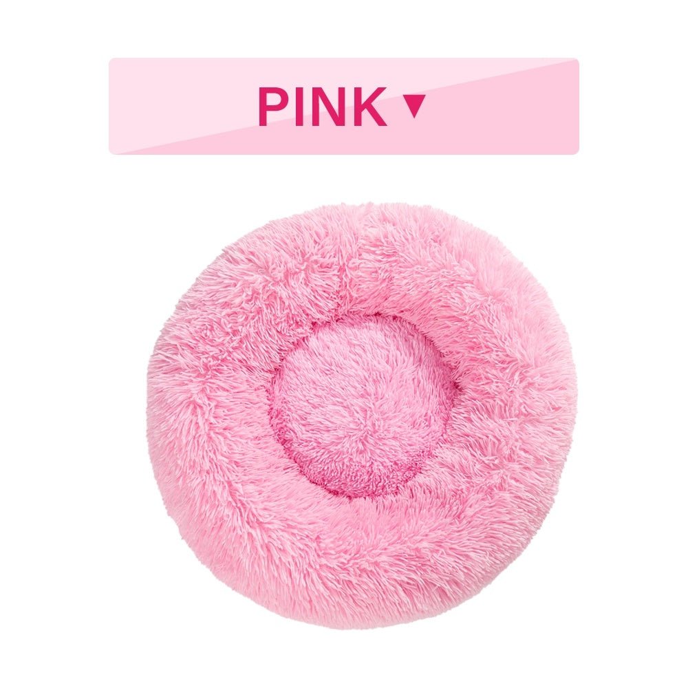 Fluffy Donut Calming Pet Bed — 16 Colors, Sizes S–XL - Che Cose Belle