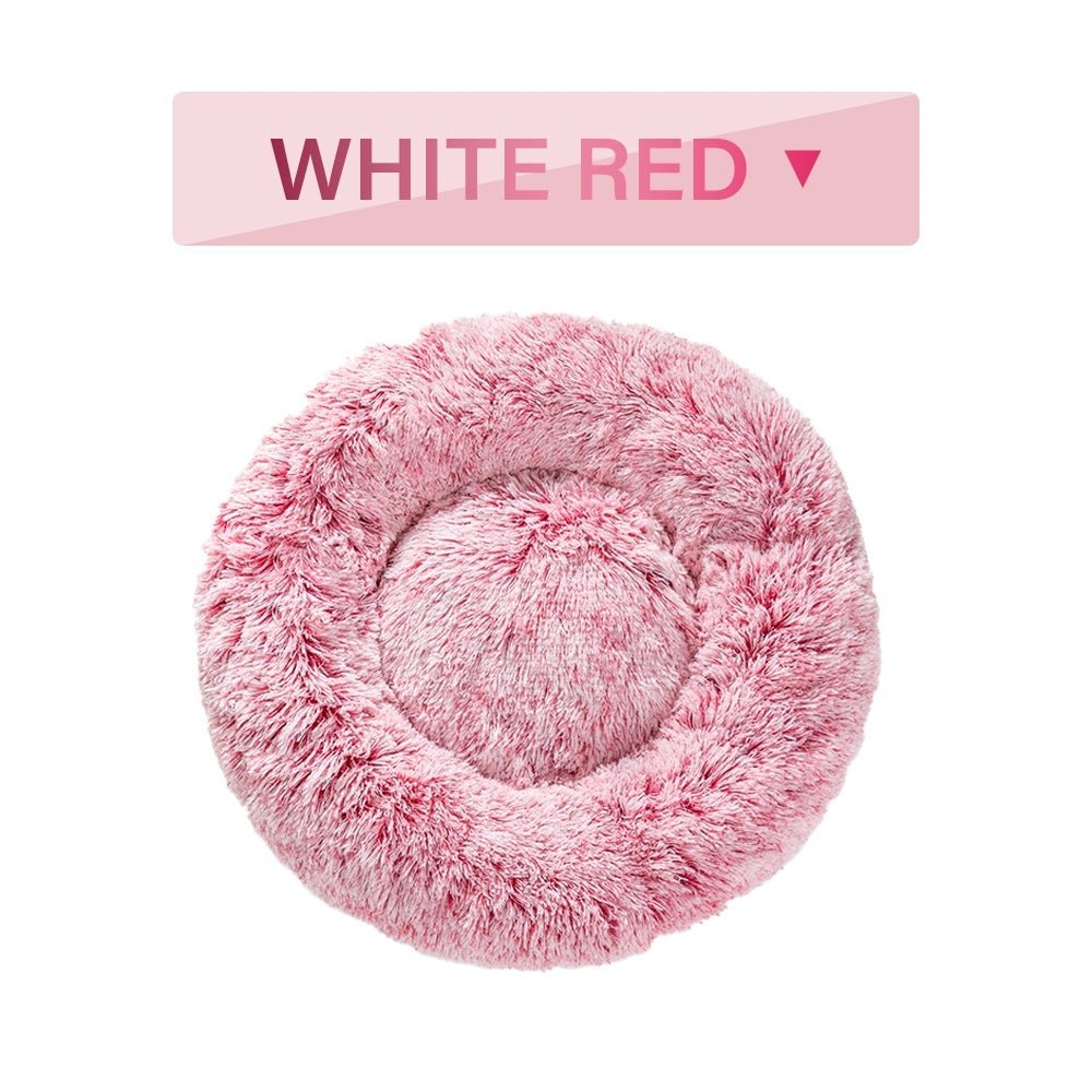 Fluffy Donut Calming Pet Bed — 16 Colors, Sizes S–XL - Che Cose Belle